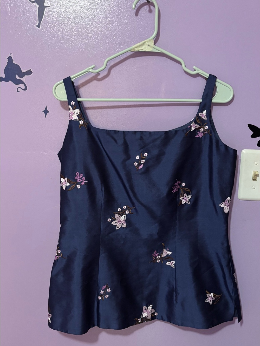 Women’s   Floral silk cami